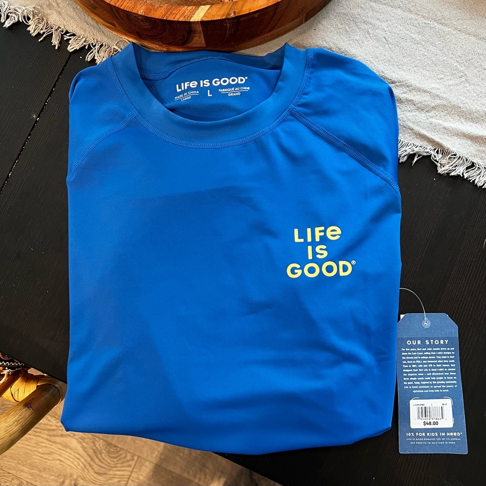 NEW Mens Life Is Good Long Sleeve - UPF 50+